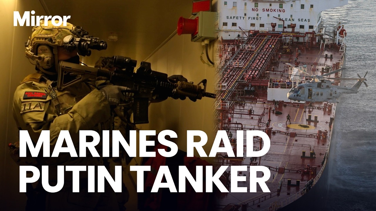 British forces storm Russian oil tanker during NIGHT RAID to take money from Putin's Ukraine war