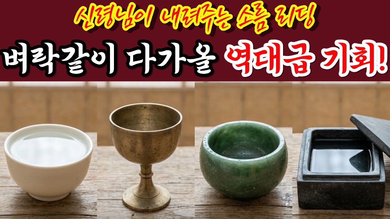 💥소름 돋는 신점 예언💥벼락같이 다가올 역대급 기회!🌹(feat.지친 당신에게 전하는 💥혜명선녀의 신점타로⚡역대급 반전 기회)