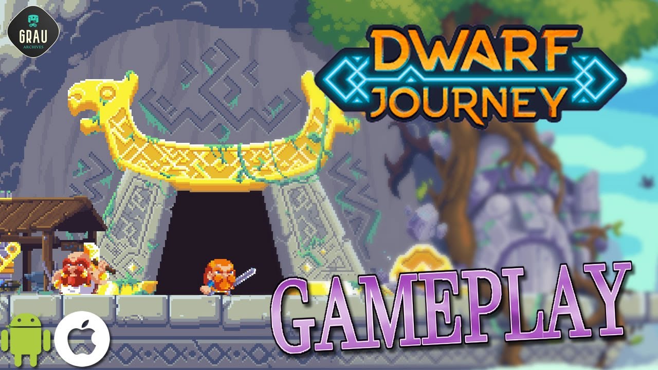 Dwarf Journey ANDROID GAMEPLAY | MOBILE PLATFORMER | DUNGEON CRAWLER