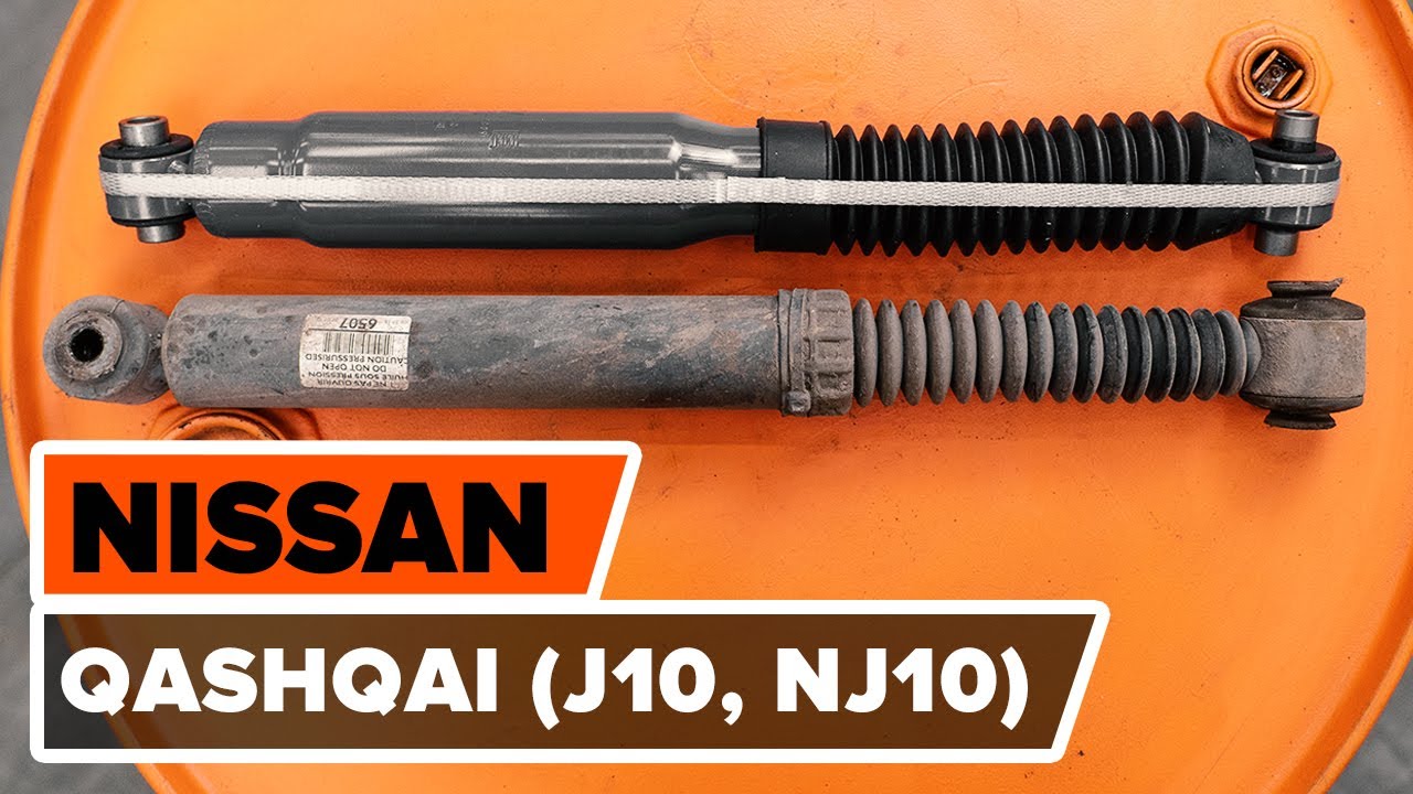 Cómo cambiar los amortiguadores traseros en NISSAN QASHQAI (J10, NJ10) [VÍDEO TUTORIAL DE AUTODOC]