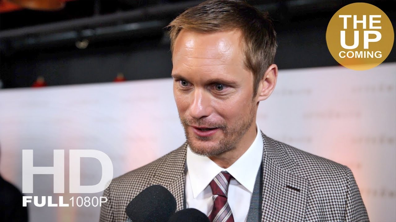 Alexander Skarsgård on The Aftermath, current political & social climate, picking roles at premiere