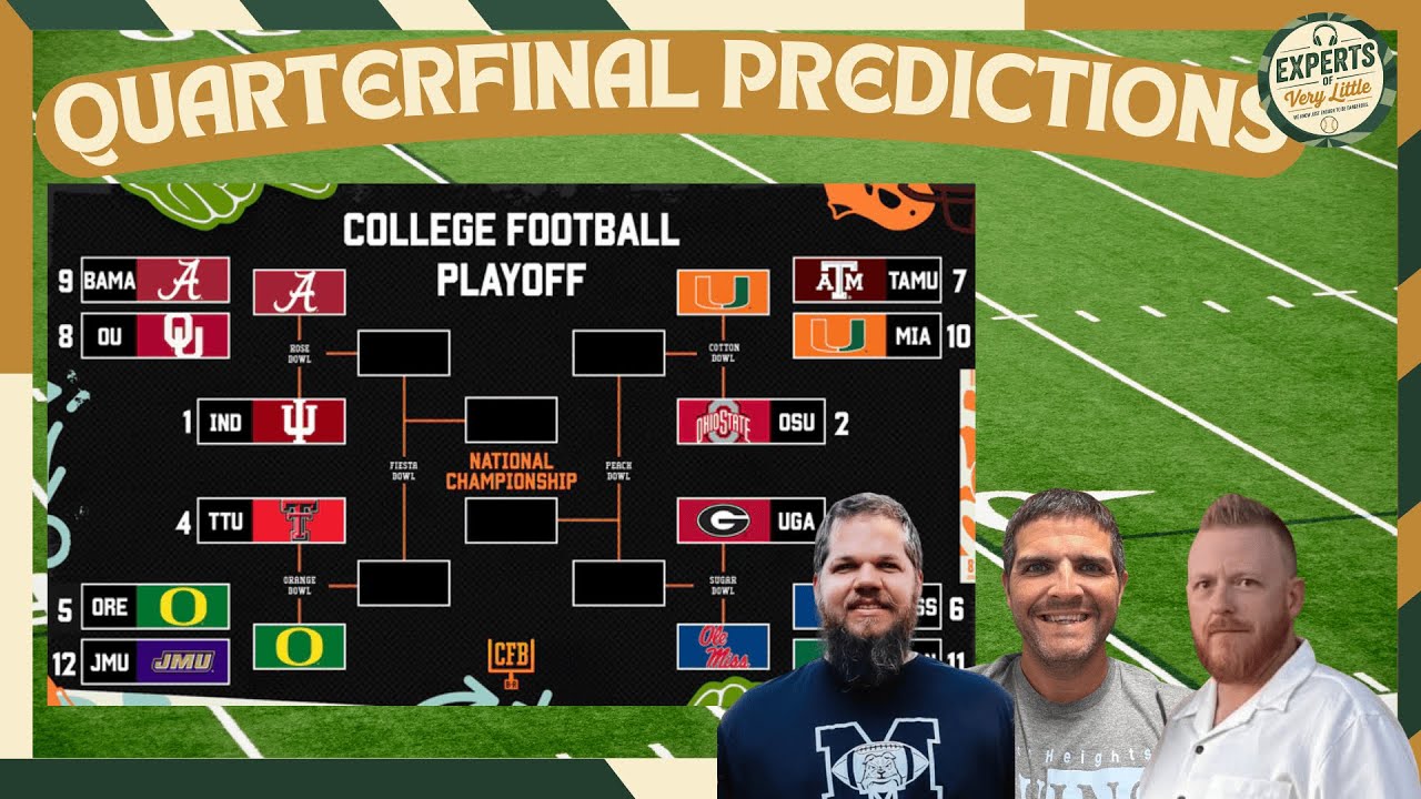 CFP Quarterfinals Predictions: Red Raiders or the Ducks? - Experts of Very Little