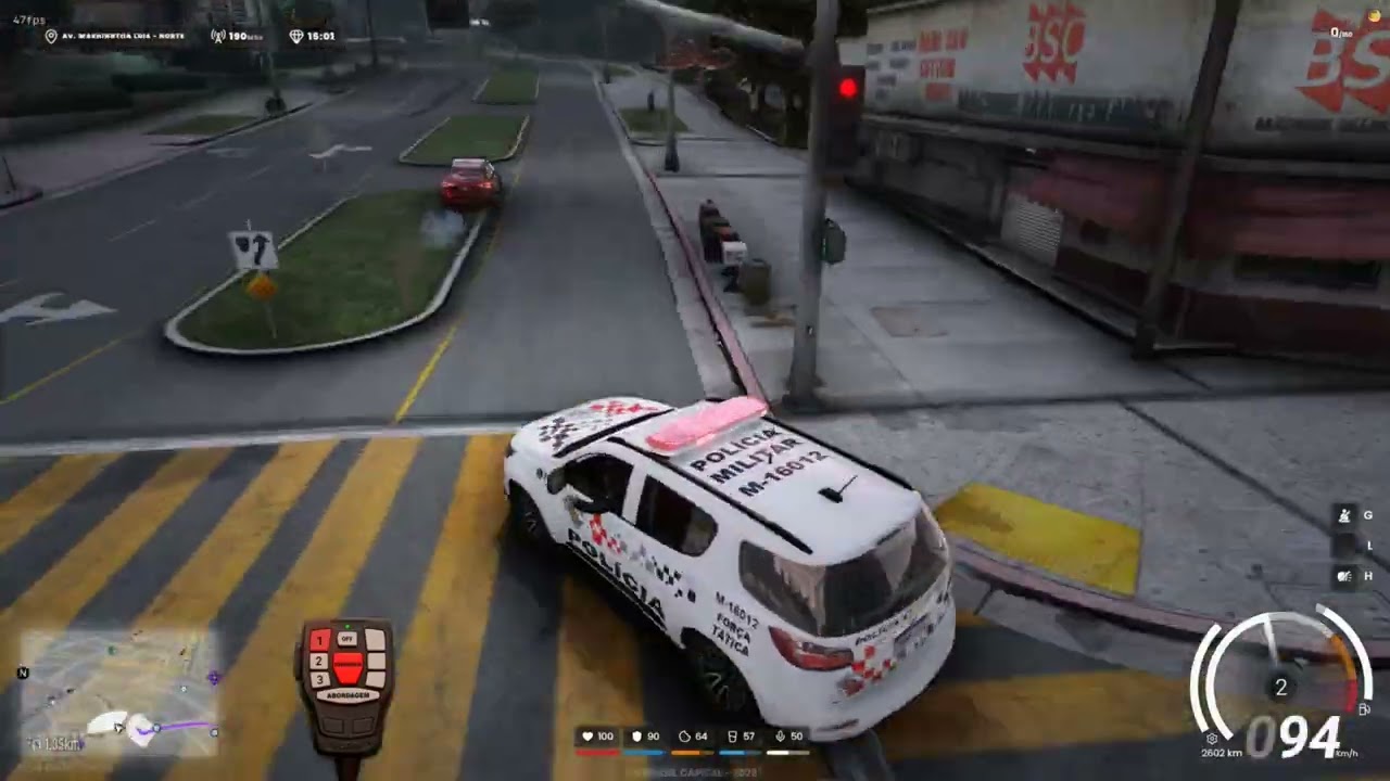 Tráficante covarde abandona a namorada no final da fuga - Força Tática - Brasil Capital Roleplay