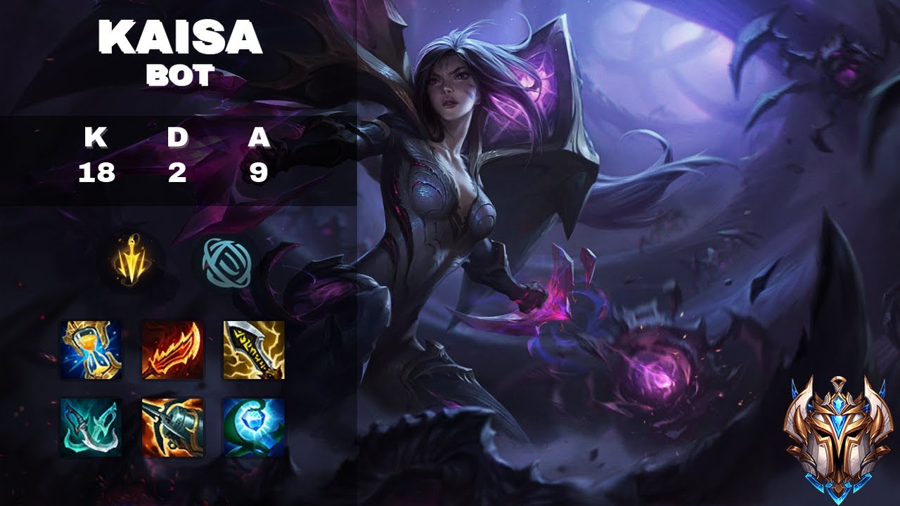 Bot Kaisa vs Twitch | ADC DIFF 💀 - Challenger League of Legends Replay
