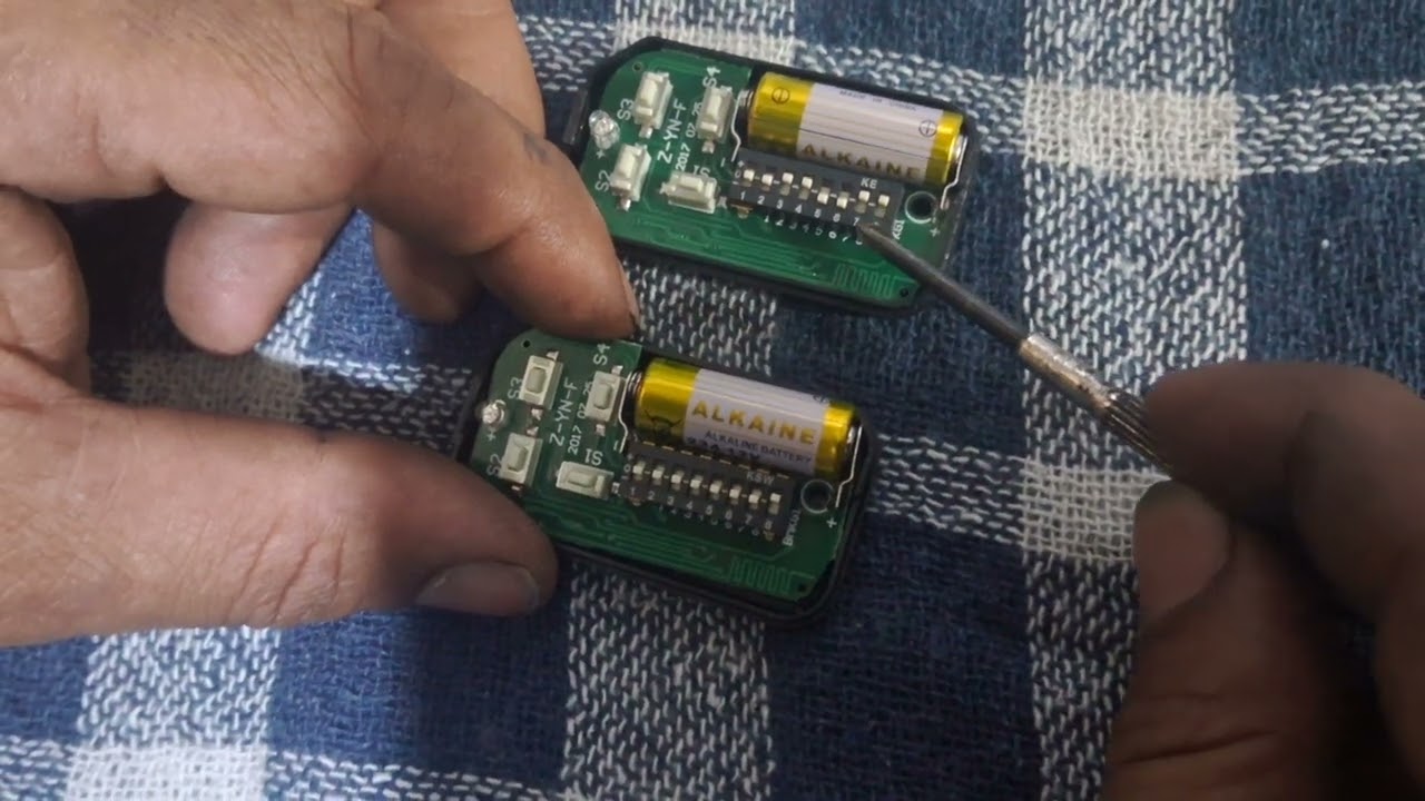 como configurar controle de porta de enrolar automática