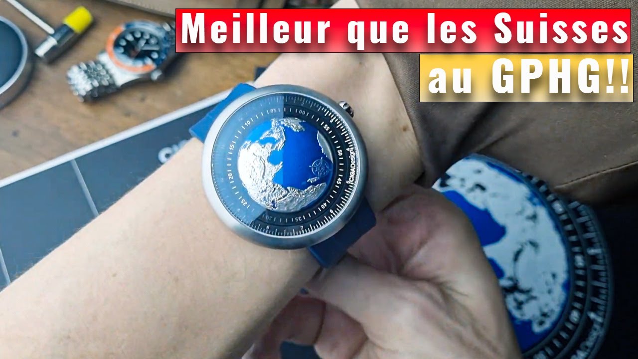 Ciga Design Blue Planet. 1&egrave;re Montre Chinoise prim&eacute;e au Grand Prix d'Horlogerie de Gen&egrave;ve !