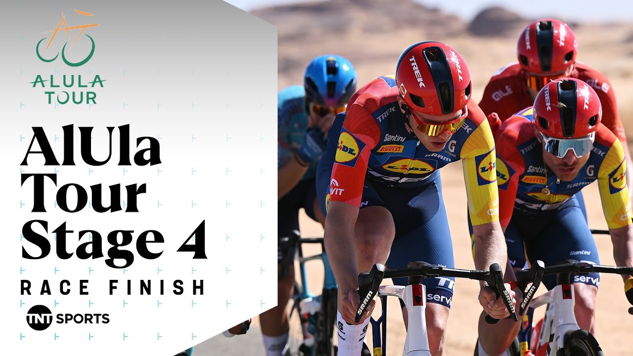 Fast Day on the Bike 👌 | Men's AlUla Tour Stage 4 Final KM's | TNT Sports Cycling