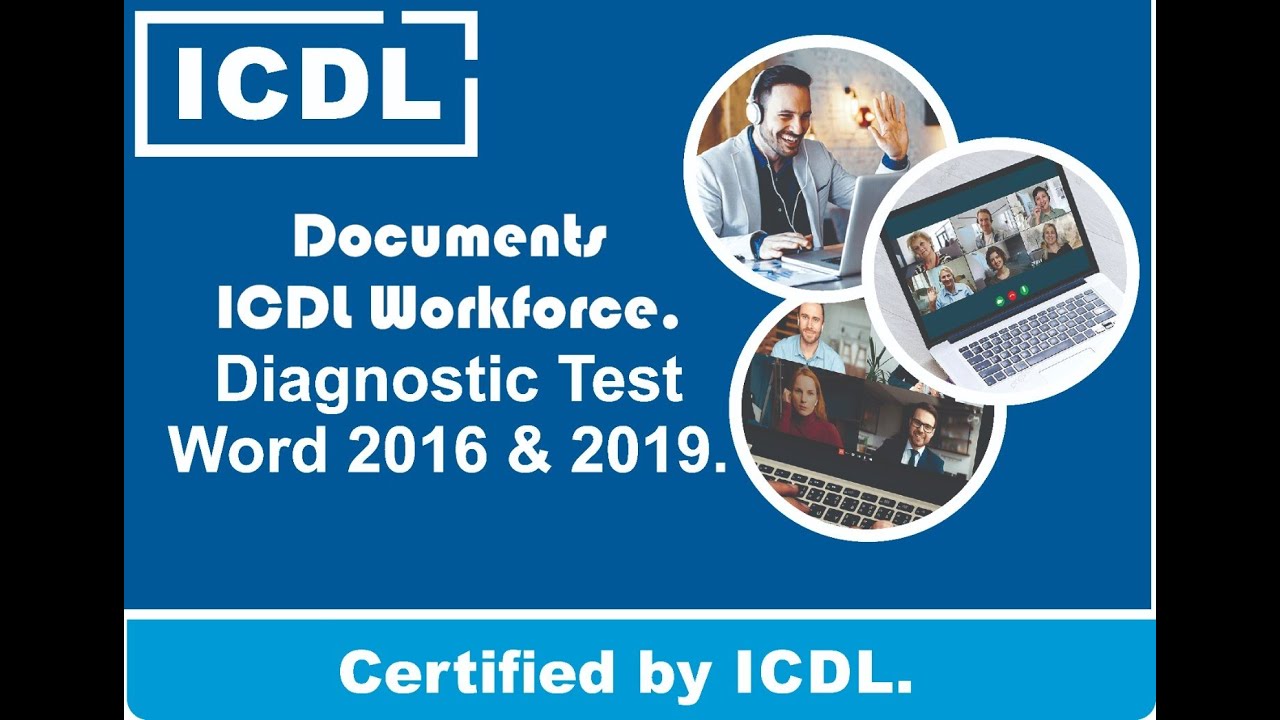 Предварительный пошаговый подробный диагностический тест документов ICDL