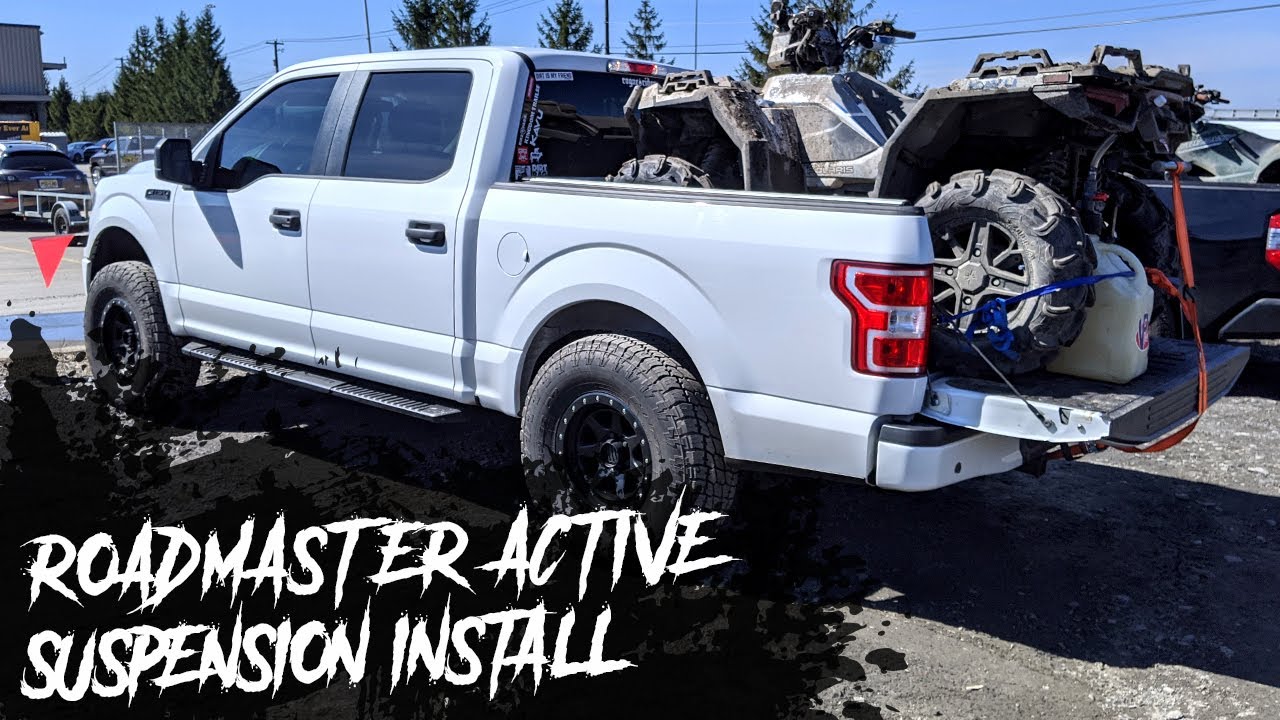 2018 Ford F150 Roadmaster Active Suspension before and after with install
