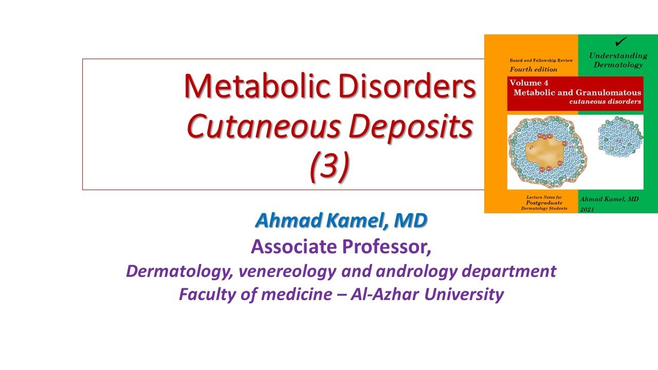 Cutaneous Deposits Metabolic 3