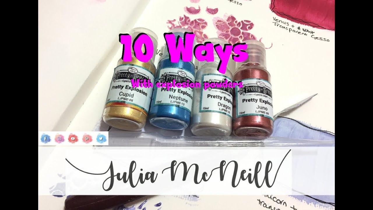 How to use Mica Powders? - 10 ways with Pretty Gets Gritty Explosion Powders