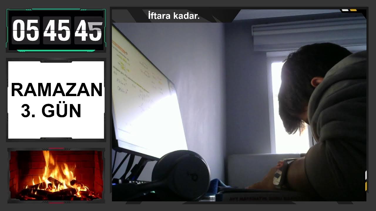 İftar'a kadar ders çalışalım. Ramazan (3.GÜN)