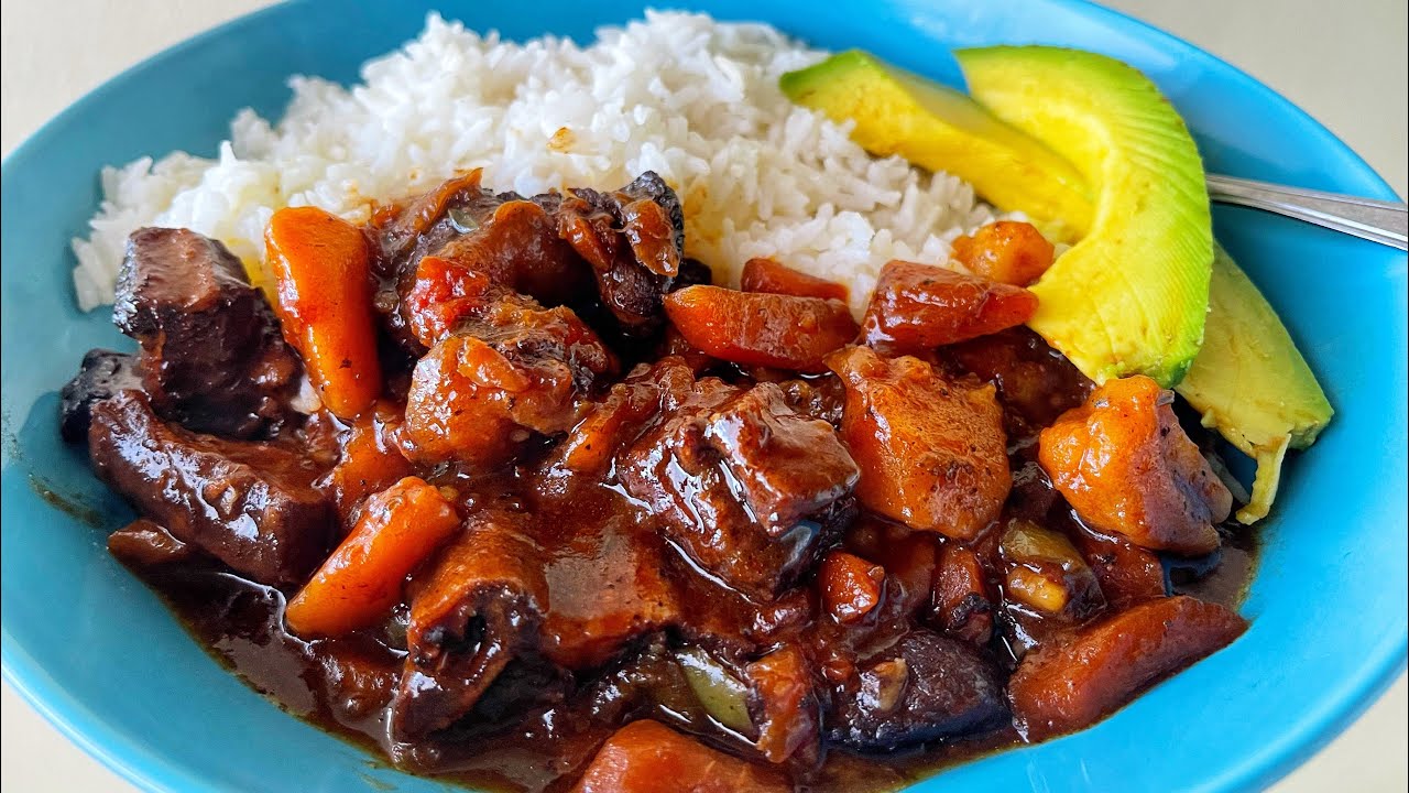 JAMAICAN STEWED BEEF | Mommy Version | Lesson #151 |  Morris Time Cooking