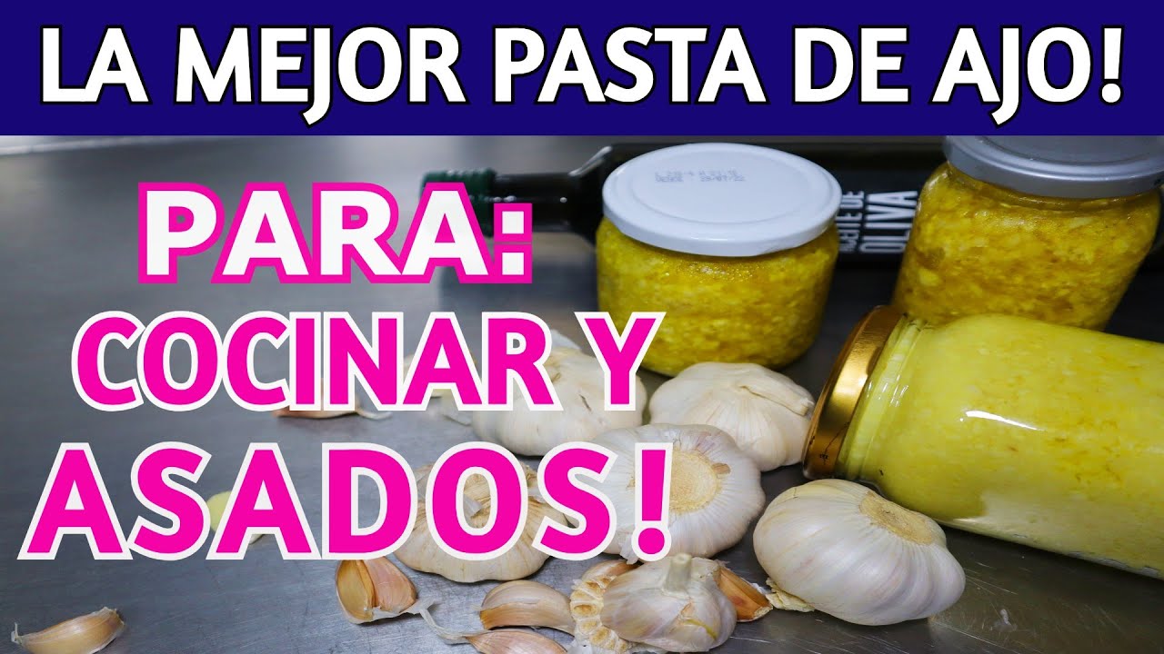 ✅ Cómo hacer LA MEJOR PASTA de AJO del MUNDO MUNDIAL / MAGNIFICA PARA HACER NEGOCIO!!!
