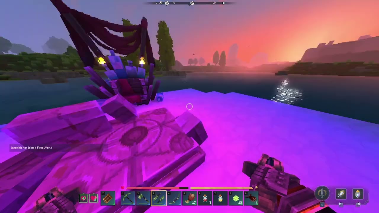Let's Chill - HYTALE PORTALS! - Going to Windrider Valley for the first time