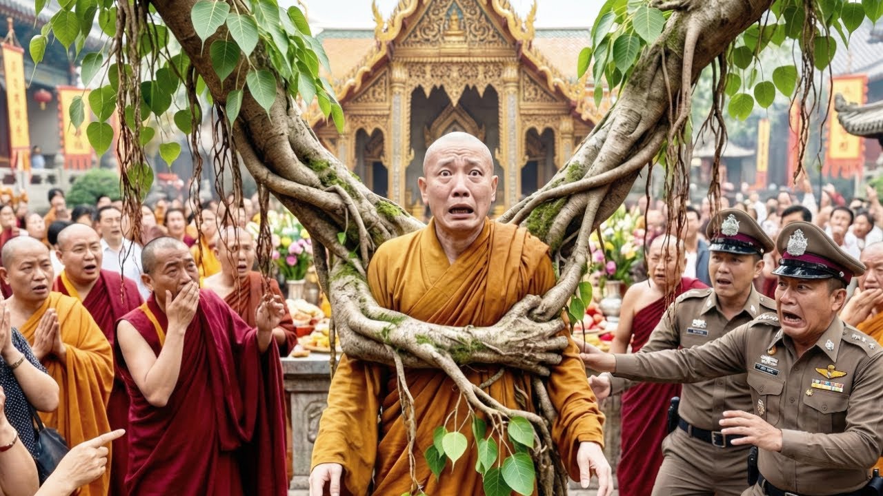 ปาฏิหาริย์ต้นโพธิ์พันรัดพระสงฆ์ขณะทำพิธี – เผยความลับลี้ลับที่ซ่อนอยู่