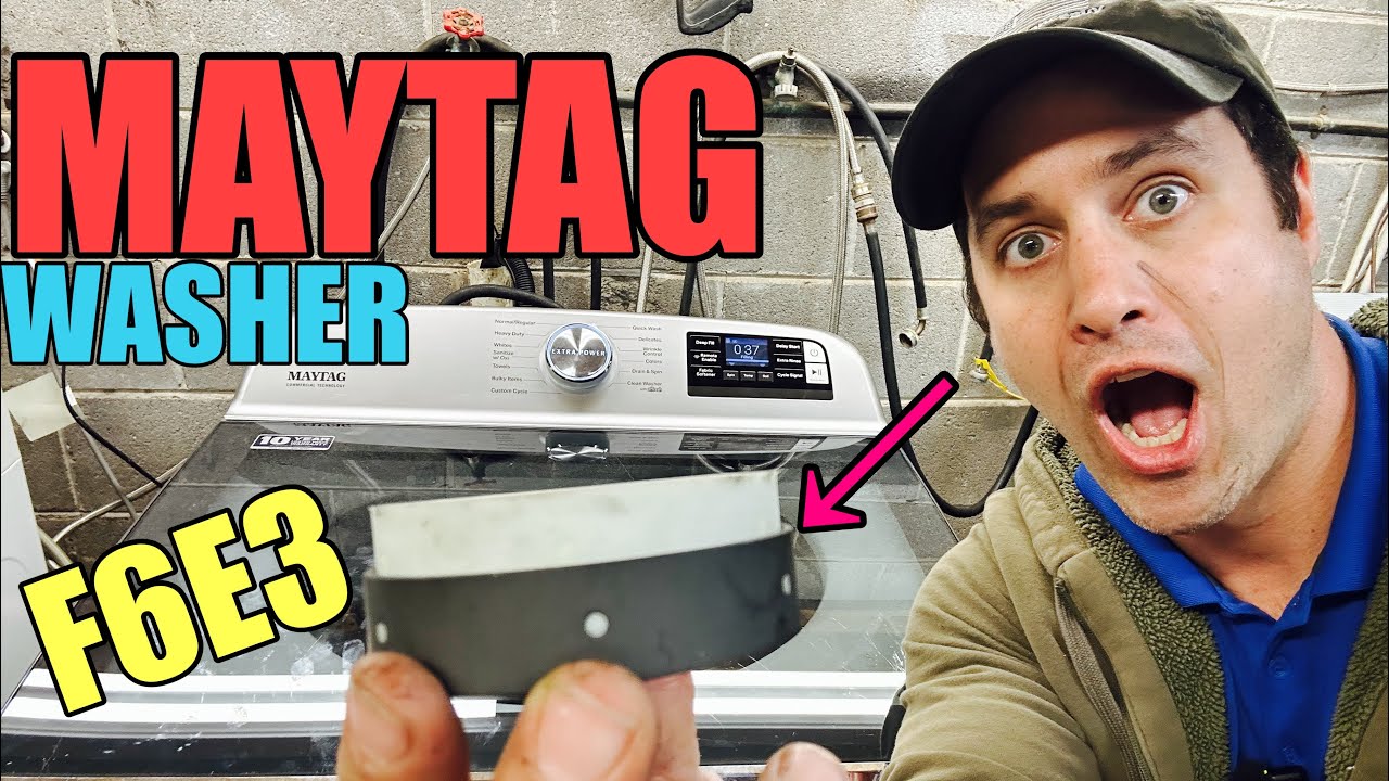 Почему стиральная машина Maytag не вращается и выдает код ошибки F6E3 | MVW7230HW0 | Возможно, та...