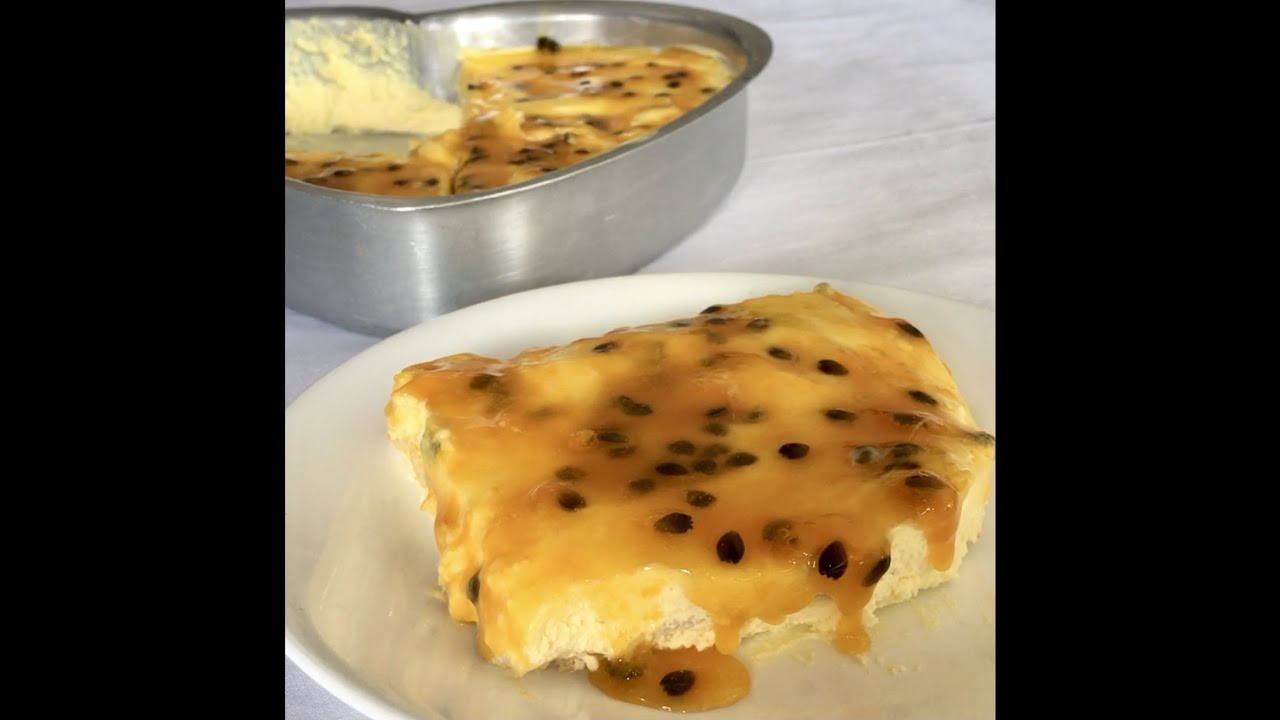 Postre de maracuya sin azúcar PASO A PASO, fácil y rápido. SIN HORNO