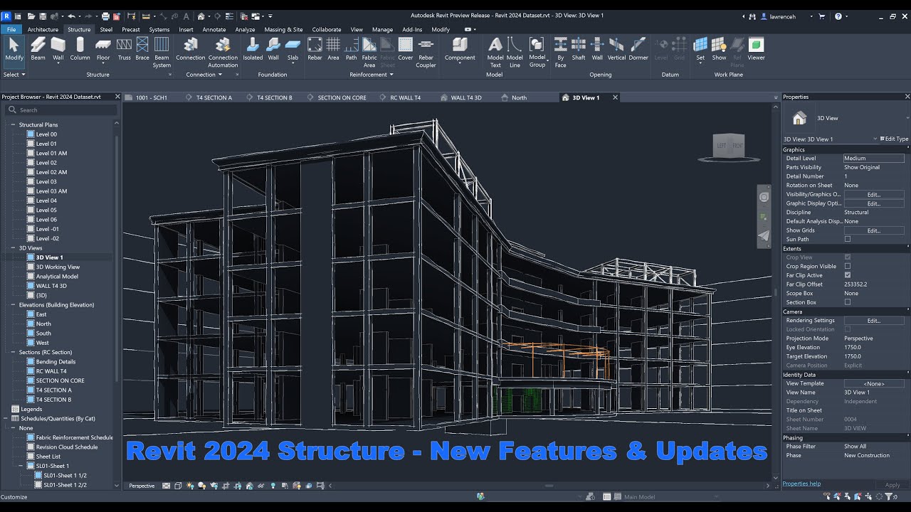 Новые возможности и обновления для работы со структурными элементами в Revit 2024