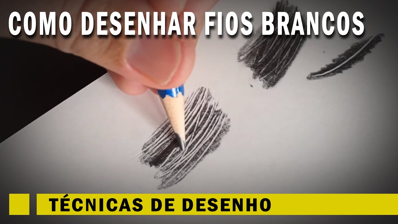 DICAS E MACETES PARA DESENHAR FIOS BRANCOS