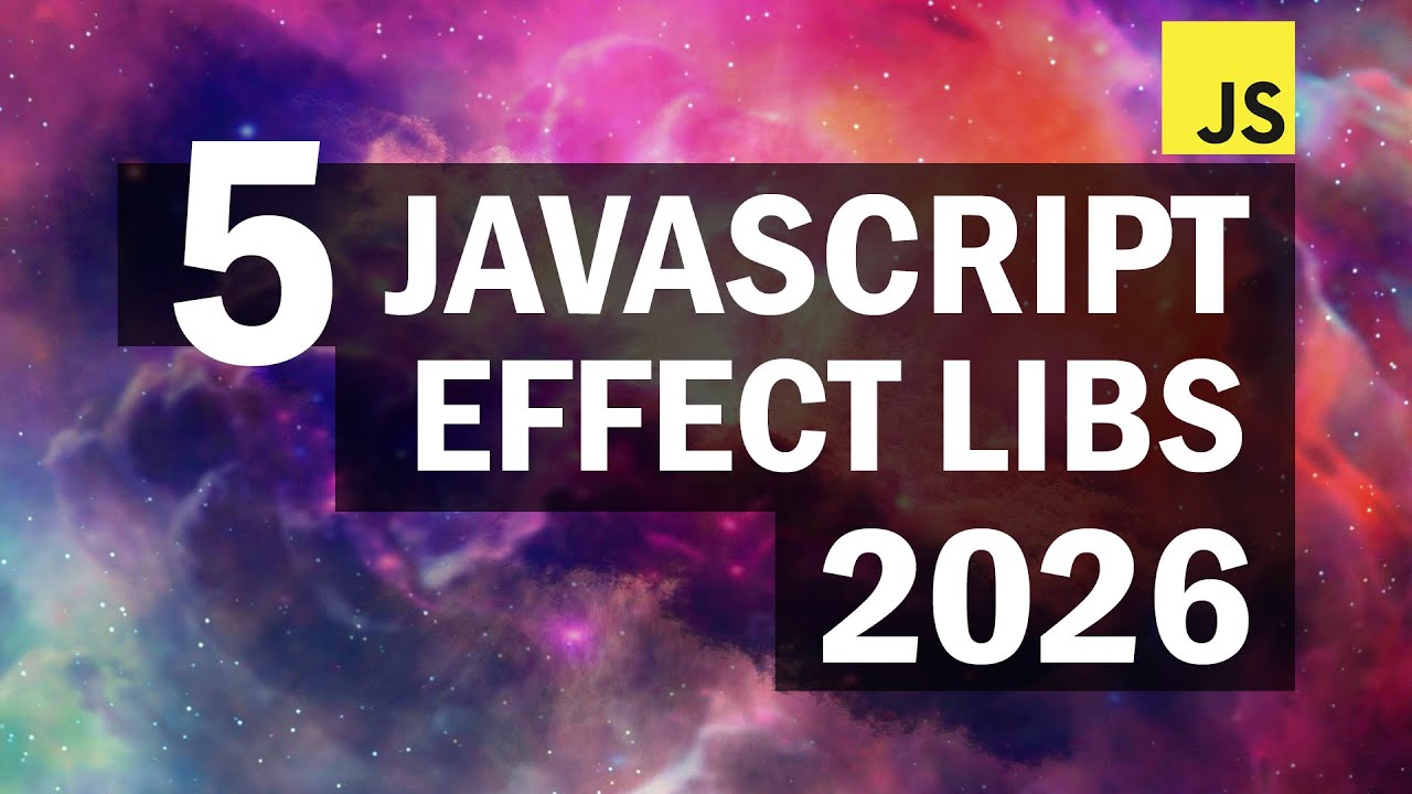 Топ-5 библиотек эффектов JavaScript в 2026 году