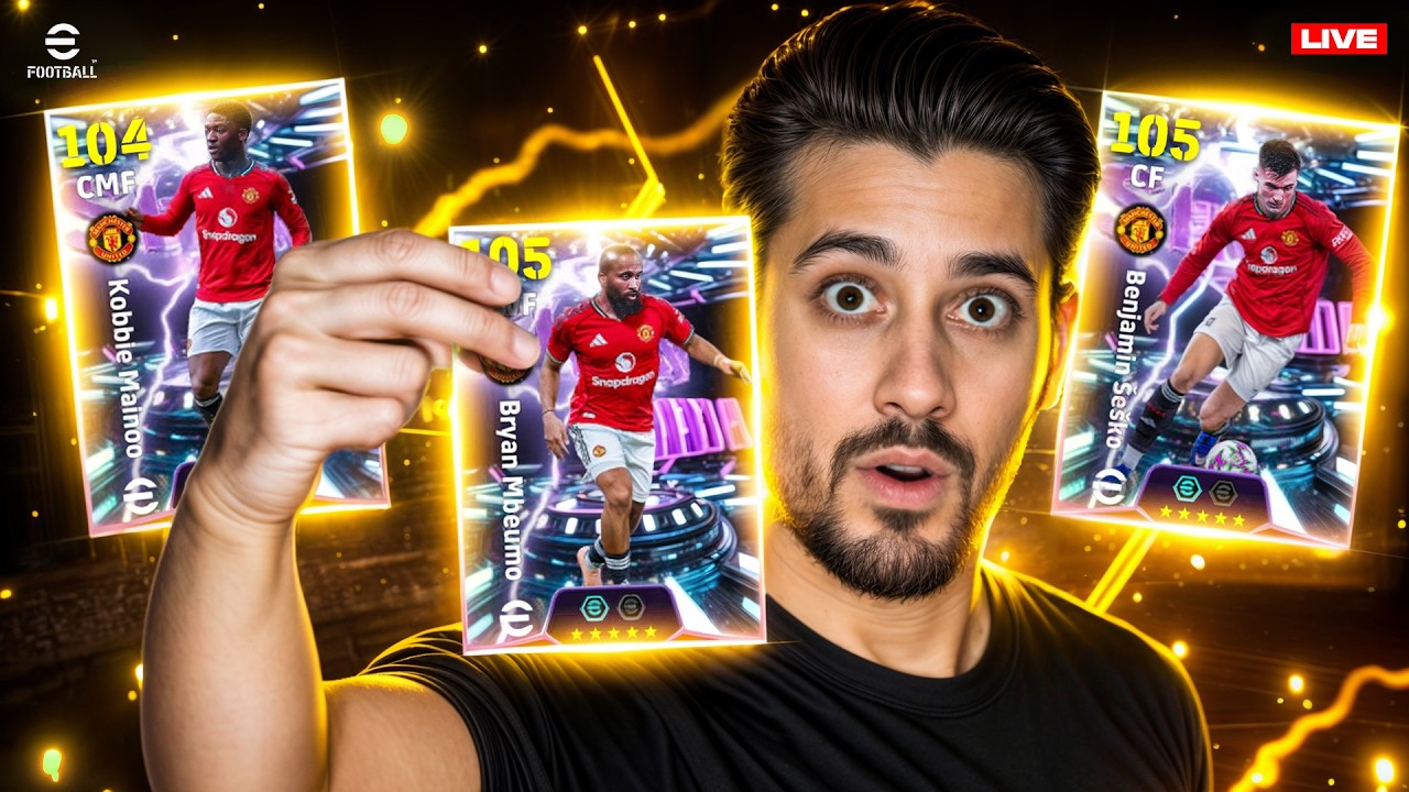 MAN UNITED PACK OPENING 🔥 FULL MU SQUAD IN DIVISION | LIVE REVIEW 🧐