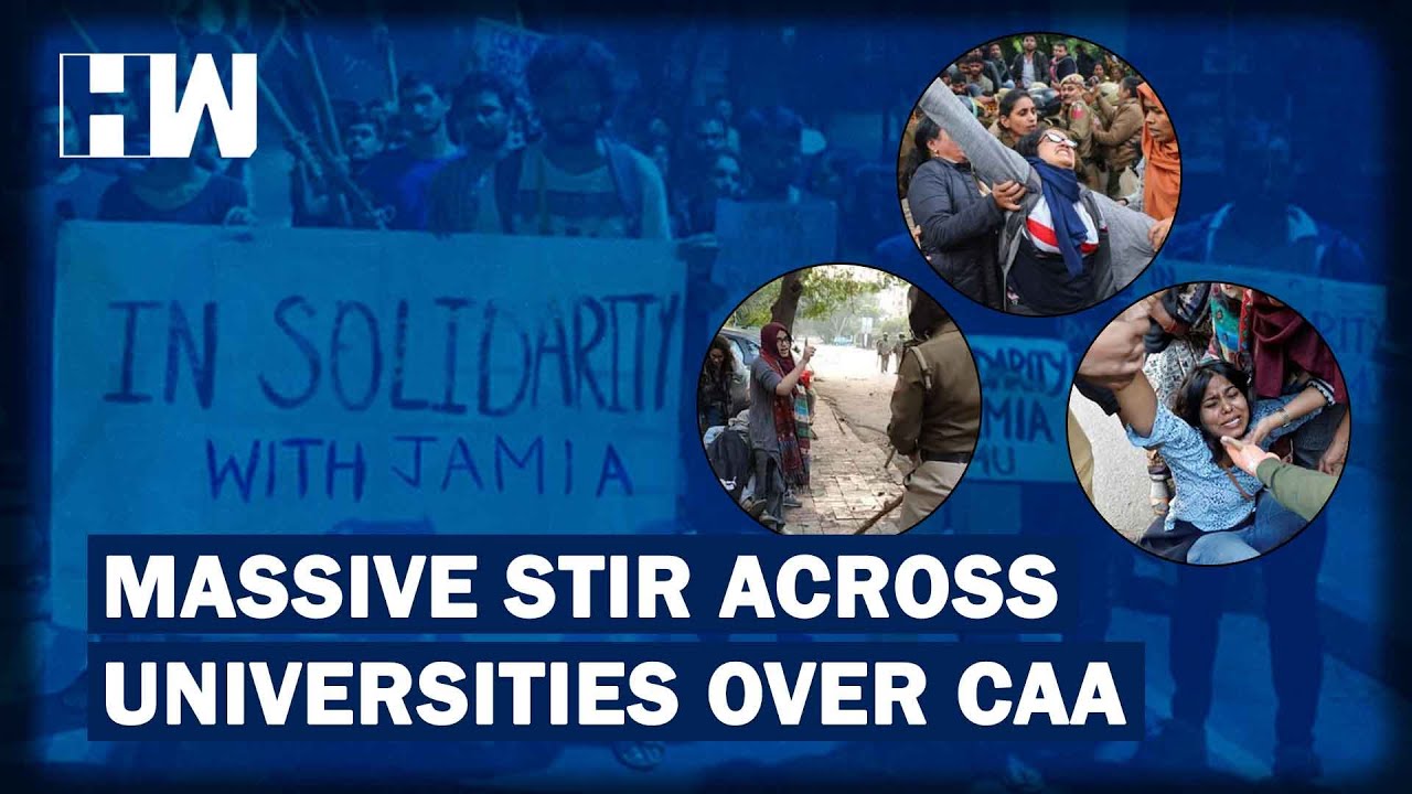 Universities Across India Protest In Solidarity With Jamia Students Over CAA | HW News English