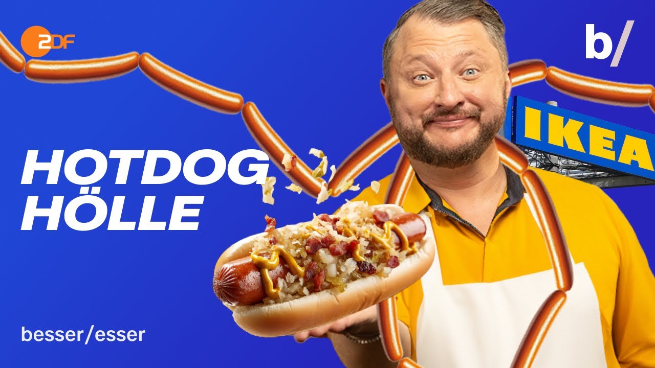 IKEA Irrsinn: Sebastian wurstelt am IKEA-Hotdog rum