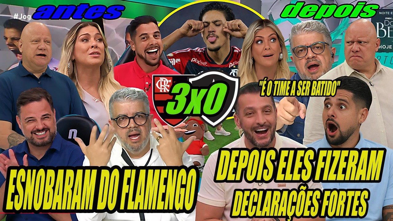 E AGORA, SECADORES? OLHA COMO MUDARAM APÓS O 3x0 DO FLAMENGO