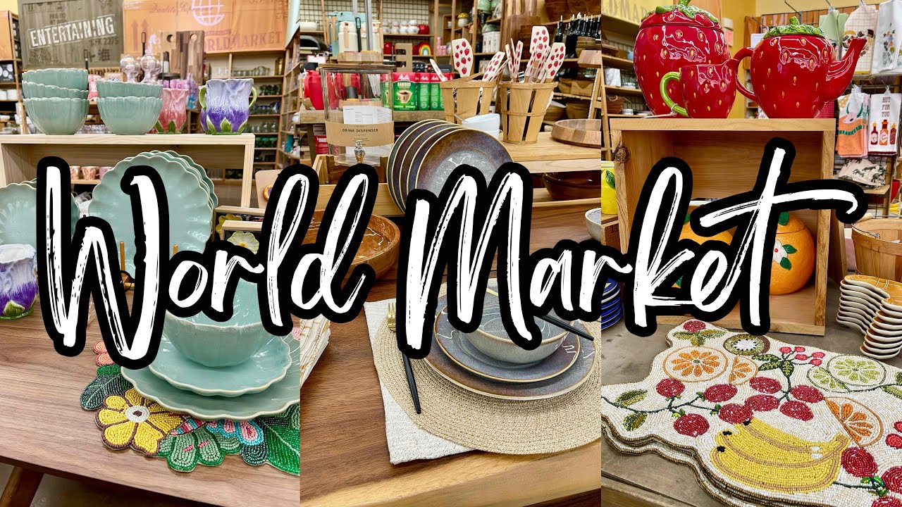NEW WORLD MARKET 2025 SPRING DECOR • SHOP WITH ME
