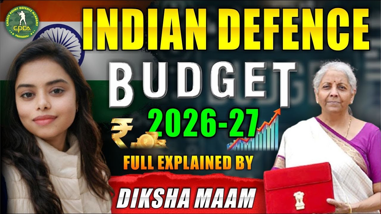भारत का रक्षा बजट 2026-27: किसको क्या मिला? 🚀 | Defence Modernization & Agniveer | Diksha Maam