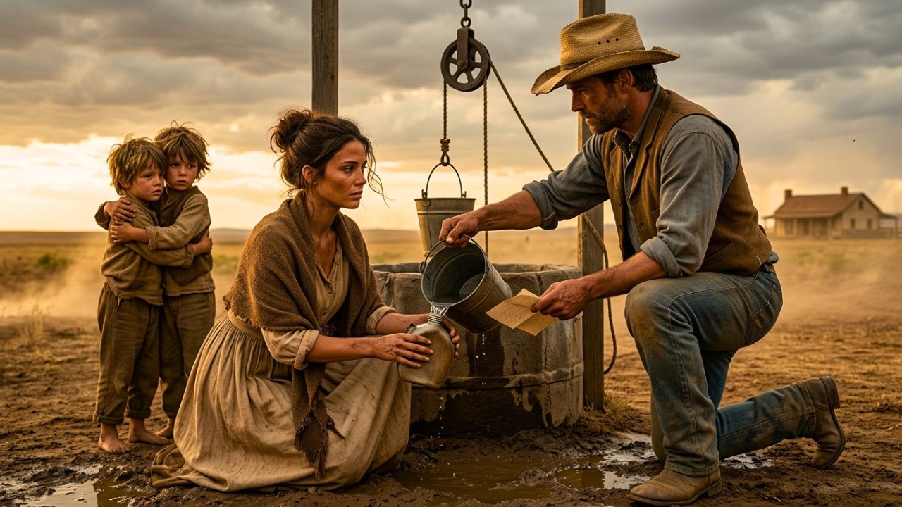 LA VIUDA PIDIÓ SOLO UN POCO DE AGUA… Y EL GRANJERO SOLITARIO LE HIZO UNA PROPUESTA INESPERADA