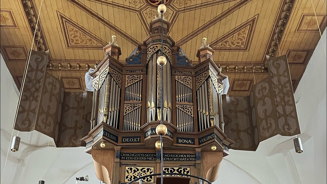 1619 Edo Evers Organ in Osteel, Germany | one of the best-preserved Renaissance Organs in Germany!