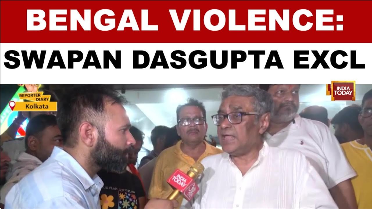 Bengal Violence: Swapan Dasgupta Calls Incident Political Murder, Flags TMC Allegations | Watch