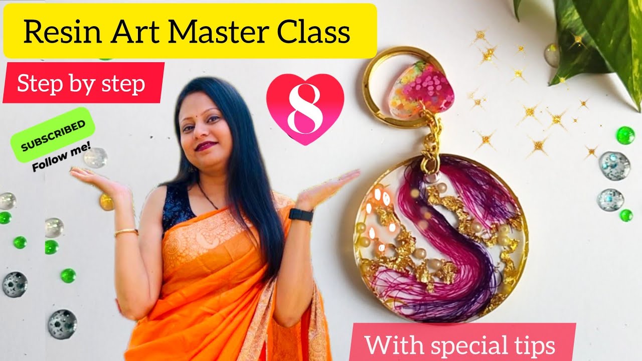 Resin Art Master Class 8 | Step By Step Tutorial For Beginners