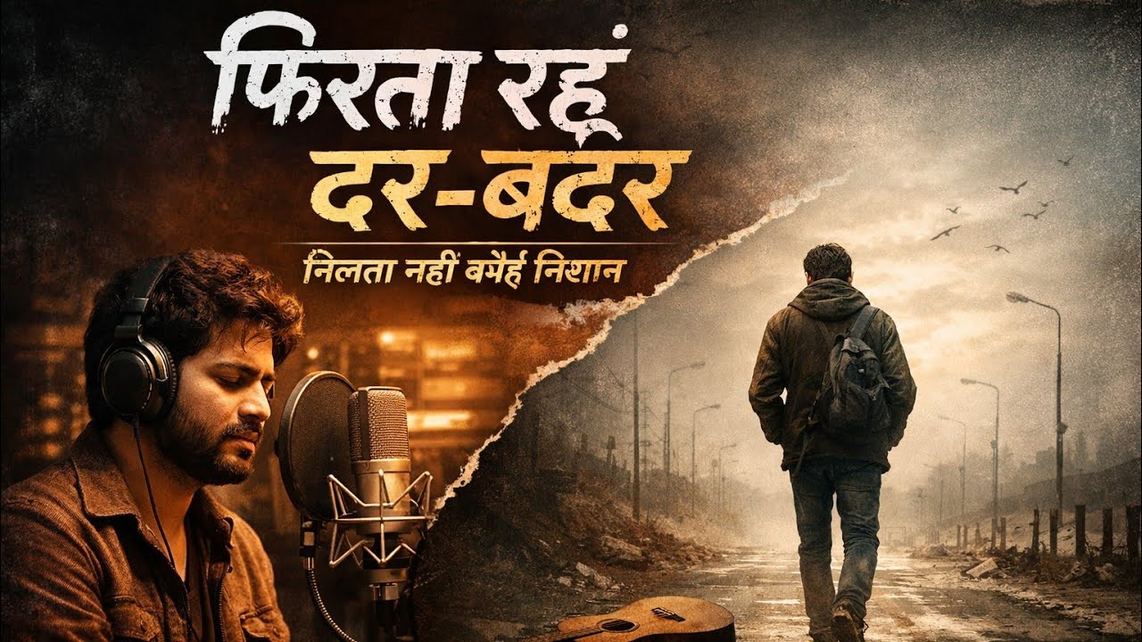  फिरता रहूँ दर-ब-दर, मिलता नहीं कोई निशान || Latest Hindi Sad Song || Love ❤️ song || Nayi Dhunn 