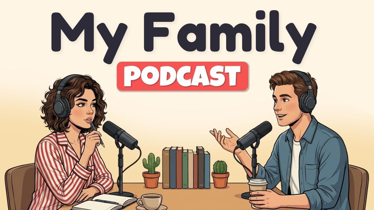 How to talk about your Family in English | English Podcast for Easy Conversation