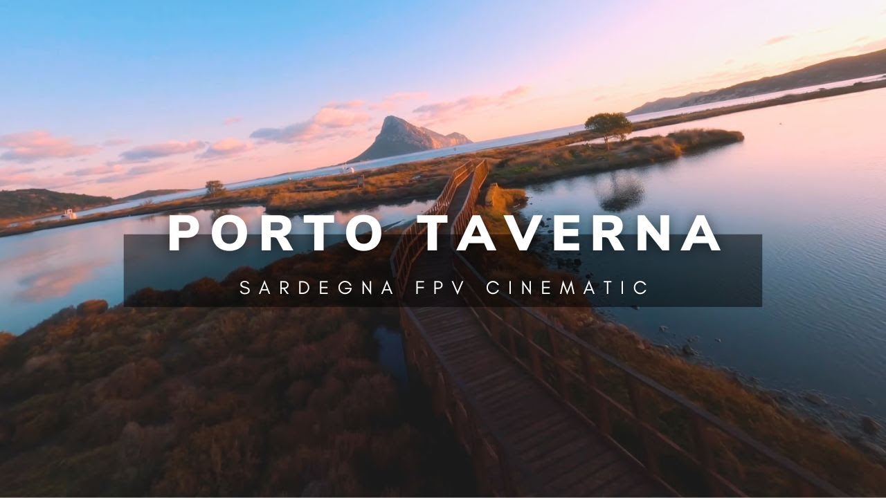 Surfing sunrise FPV Cinematic Sardegna - Porto Taverna