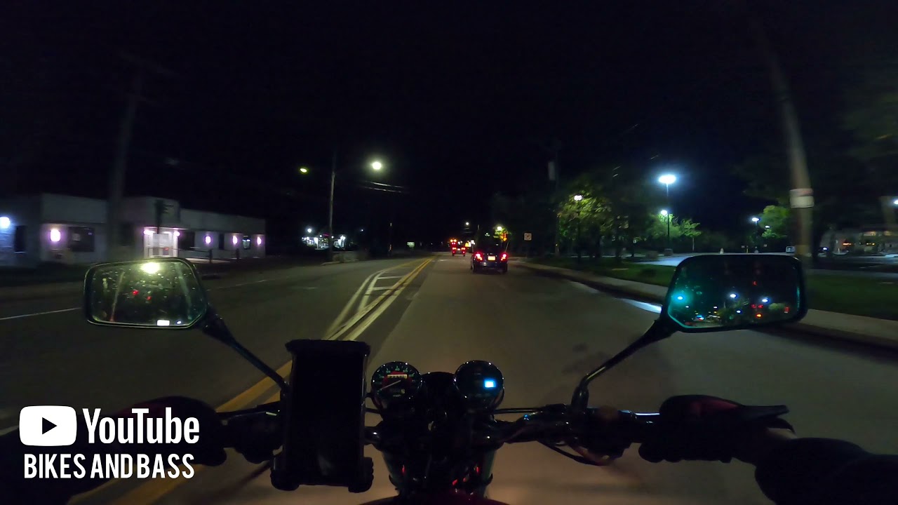 HONDA NIGHTHAWK 250 | NIGHT RIDE | PURE EXHAUST SOUND