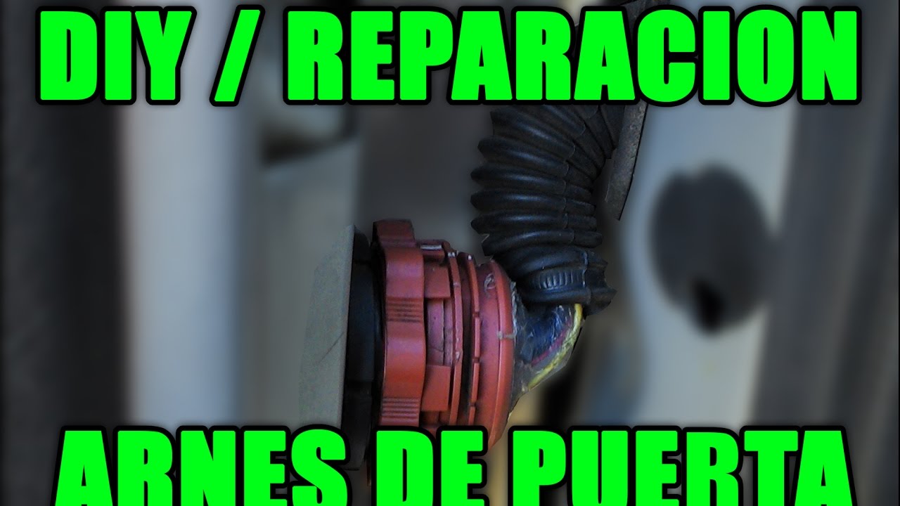 DIY Reparacion Arnes Enchufe Puerta Peugeot 306 Door Wiring