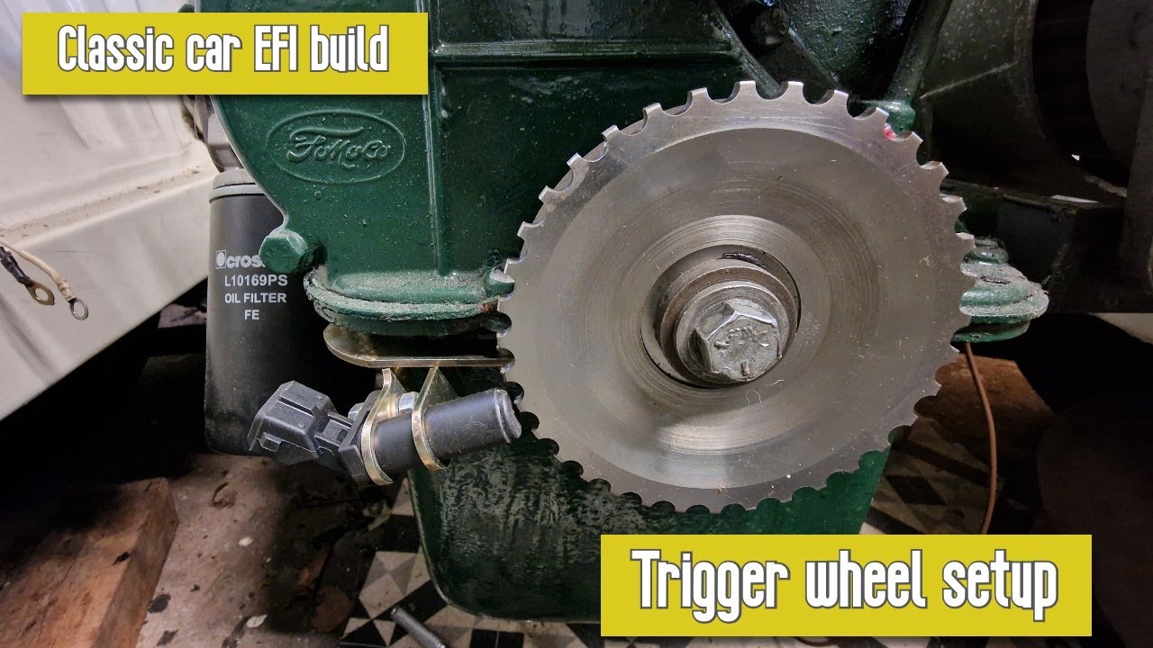 Trigger wheel setup - classic car EFI build