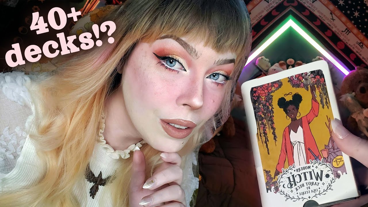 40+ aesthetic tarot & oracle decks 🌻🌙 my fairycore collection || beginner witch friendly