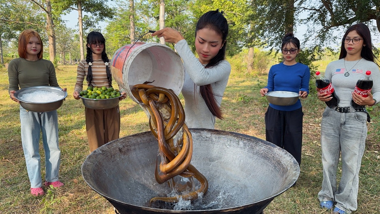 Amazing cooking wash eel recipe