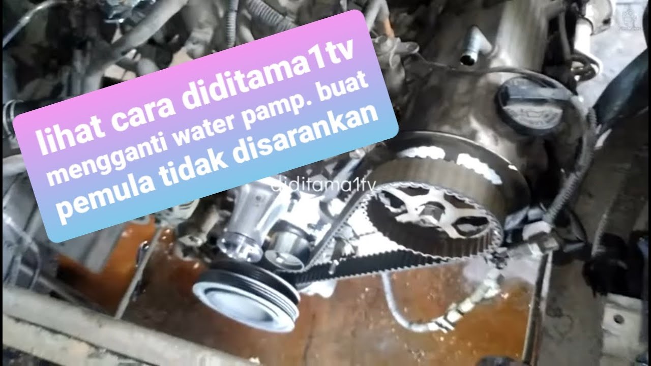 ganti water pump suzuki futura lihat cara nya #diditama1tv