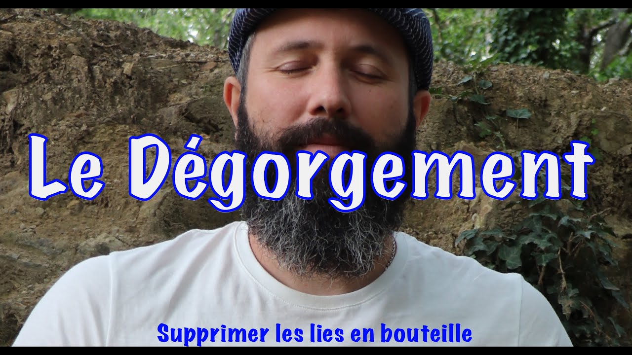 Dégorgement du cidre