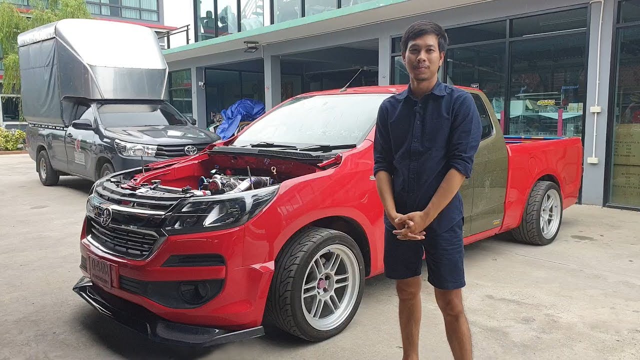 พาแวะดู chevrolet Colorado เชฟ MY17 คันแดง ของพี่เอ็ม ธนูทอง : รถซิ่งไทยแลนด์