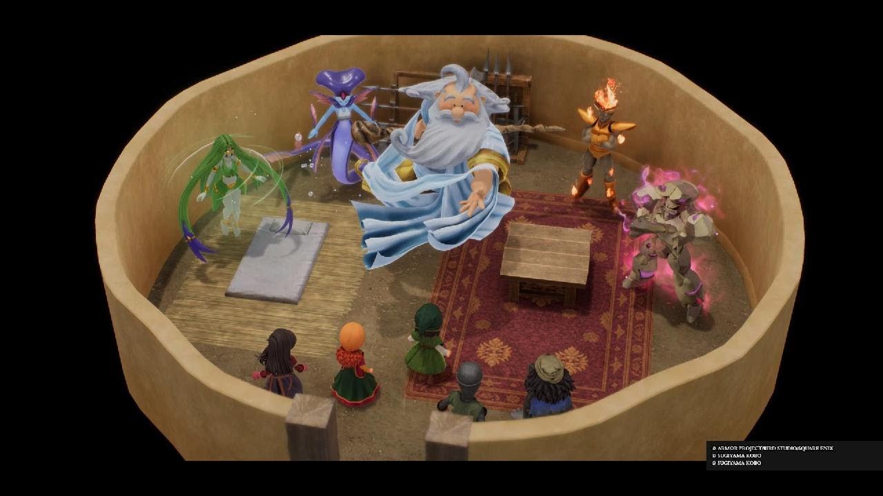 DRAGON QUEST VII Reimagined - Fighting The Almighty and The Four Spirits