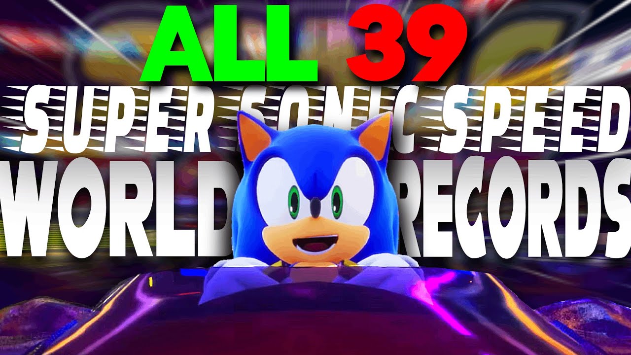 ITS A DIFFERENT META!! Reacting to ALL SUPER SONIC SPEED World Records in Sonic Racing CrossWorlds