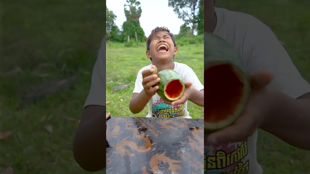 Навыки выживания: Новые идеи, арбуз не найден, Coca-Cola в лесу #выживание #наприроде