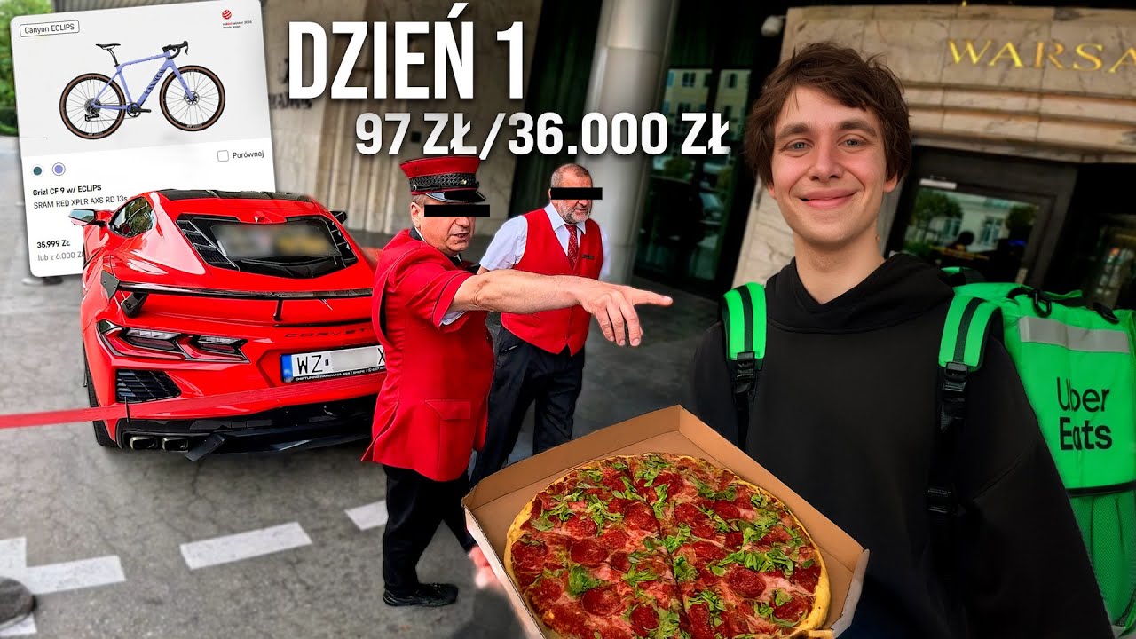 Czy zarobię na nowy rower, przez 30 dni pracy w Uber Eats i Wolt? (1/30)